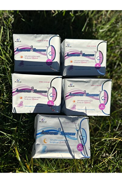 Tiens Airiz Hygienic Women's Pad 4 Packs of 10 Day 1 Pack of 8 Night