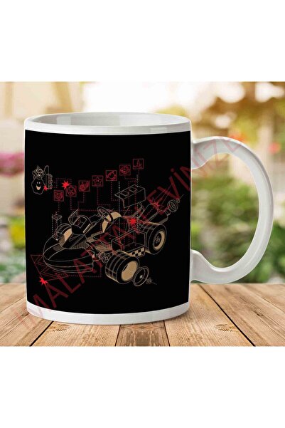 ART HEDİYE 1-2115 كوب سوبر ماريو كارت Explosionjpeg