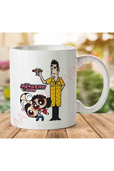 ART HEDİYE كوب Powerpuff Girls The Nothing Show مطبوع على الجانبين