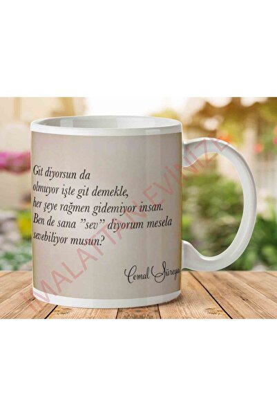 ART HEDİYE Cemal You Say Go To The Time And Two Side Printed Mug