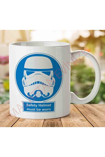 ART HEDİYE خوذة Stormtrooper Must Be Warn كوب حرب النجوم