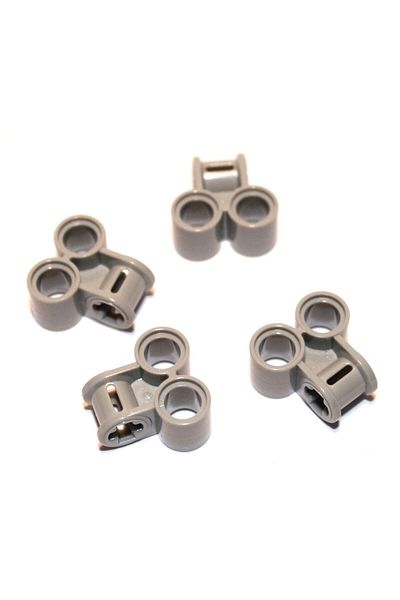 LEGO Technic Moc Custom Axle Pin Connector Perpendicular Double A.Ik Gray 4 Pieces Will Be Sent