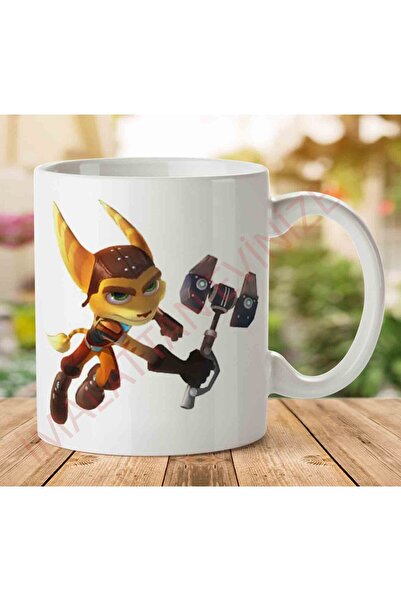 ART HEDİYE كوب A2535 Ratchet Clank مطبوع على الجانبين