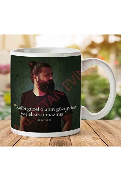 ART HEDİYE كوب كوراي هانتر مطبوع عليه قلب جميل على الجانبين.jpg