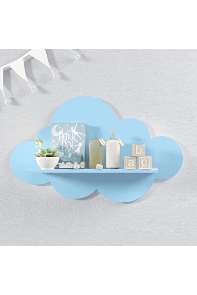 EMTA Mavi Bulut Raf Çocuk Odası Aksesuar Dekorasyon 45*25 Cm
