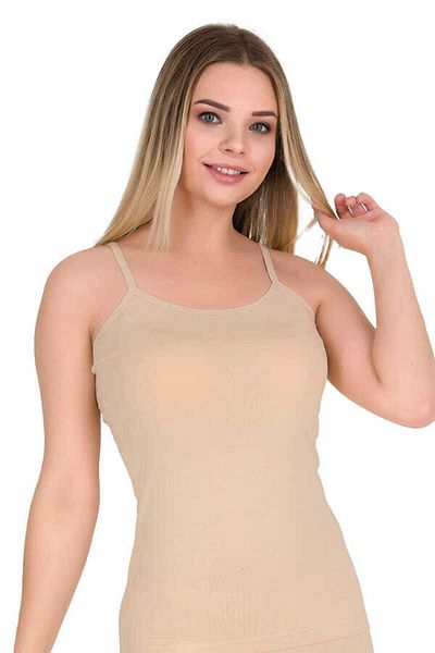 Berrak 2128 Skin - Lycra Single Jersey Piping Rope Suspender Athlete