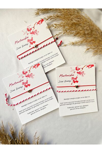 Atölye Merdiven 3 lü hediyelik marteniçka dilek bilekliği seti