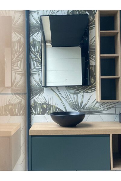 Turavit Toledo Çanak Lavoba 40 Cm Mat Antrasit