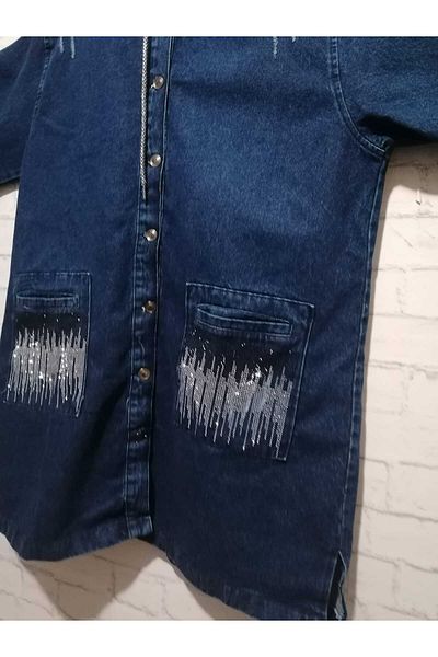 anne moda ankara Plus size cotton, 1st quality fashionable Denim Jacket