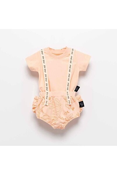 Pink Hippo Kids Moi Noi Strap Detailed Baby Romper Jumpsuit