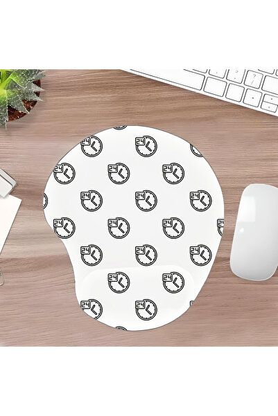 UcuruStore Pad pentru mouse KesikOval cu suport pentru încheietura mâinii, 24...