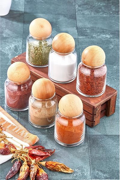 ŞAKİLATA CONCEPT 6-Piece 300ML Glass Jar with Ball Lid