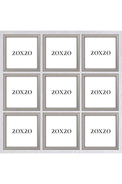AS TİCARET Nine 20x20 Frame (No Poster) - Bos1028