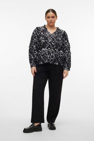 Veromoda Curve VMCCIA LS TOP WVN CUR