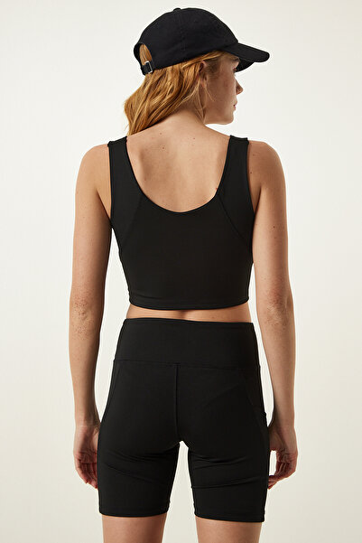 Happiness İstanbul Sportovní podprsenka Black Strap Shaping OW00018