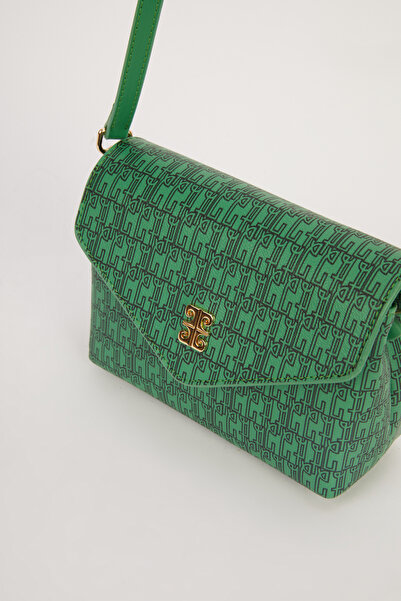 Pierre Cardin Grass Green Women's Shoulder Bag 05Po24Y1810