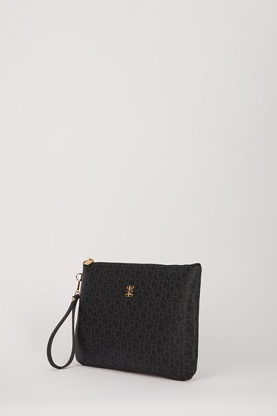 Pierre Cardin محفظة نسائية سوداء وحقيبة يد 05PO24Y1766