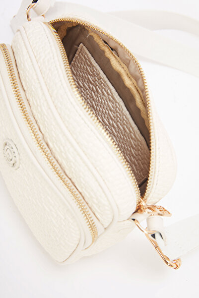 Pierre Cardin Ecru Damen-Umhängetasche 05PO24Y1823