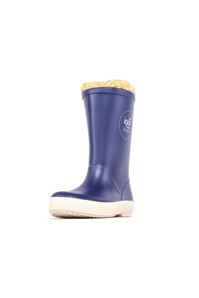 IGOR Παιδικές γούνινες μπότες βροχής W10207 Splash Nautico Borreguito