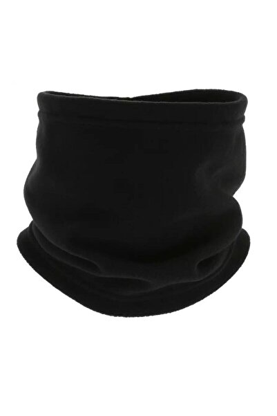 Decathlon Black Unisex Children's Ski Neck - Wedze Firstheat Winter Neck Collar