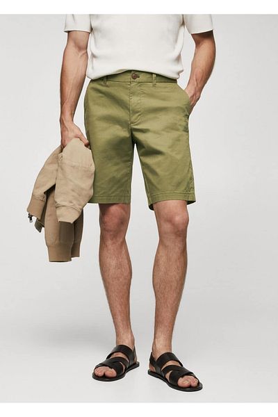 MANGO Man Chino-Bermudashorts