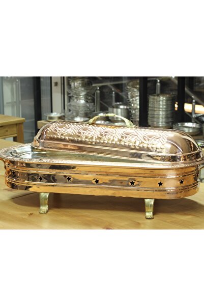 GÜR BAKIR Kebap Tabağı Et Sunum 40 cm