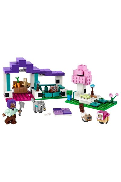 LEGO Minecraft® Hayvan Barınağı 21253 - 7 Yaş ve Üzeri Macera Oyunları Yedi Çocuk İçin 6