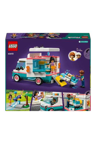 LEGO Friends Heartlake City Hospital Ambulance 42613 Creative Toy Building Set (344 PIECES)