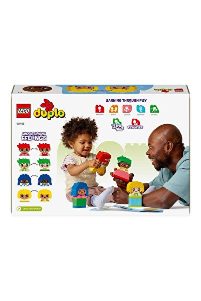 LEGO ®   دوبلو ®   مشاعري الأولى الكبيرة 10415 - أول شخصية للأطفال من عمر سنة ونصف فما فوق