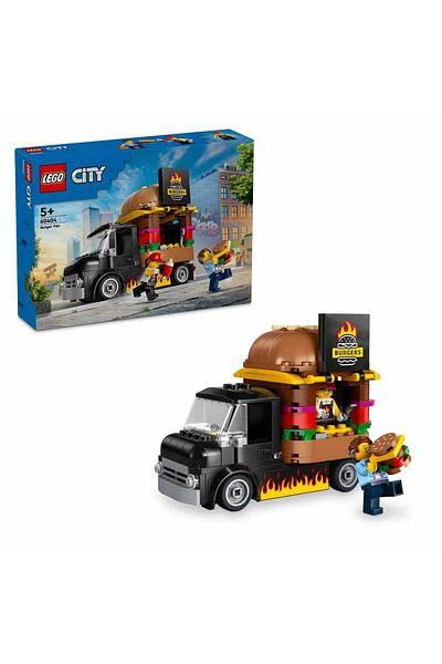 LEGO ® City Hamburger Truck 60404 - Creative Toy Construction Set for Ages 5 and Up (194 Par