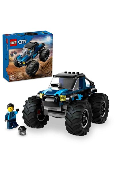 LEGO ® شاحنة سيتي بلو مونستر 60402 - إبداعية مع شاحنة بيك اب للأطفال من سن 5 سنوات فما فوق
