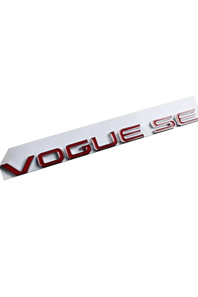idealaksesuar Range Rover Vogue Compatible SE Luggage Lettering Abs Luggage Lettering Red Color Rigging Logo