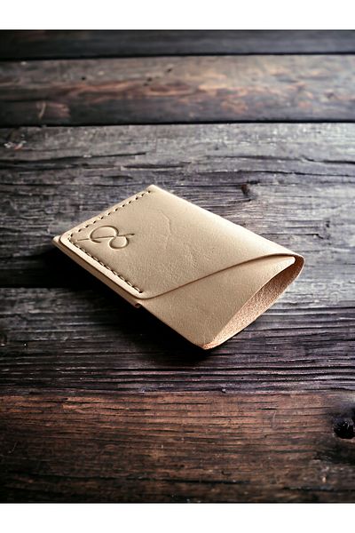 Safir Leather Ιταλική Μίνιμαλ Δερμάτινη θήκη για κάρτες