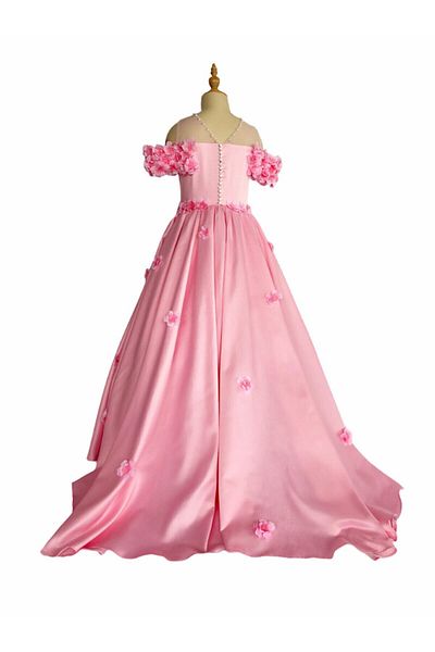zühre balaban Girl's Pink Evening Dress