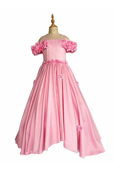 zühre balaban Girl's Pink Evening Dress