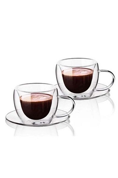 SepetçiBaba Double Walled Turkish Coffee Cup Set of 2