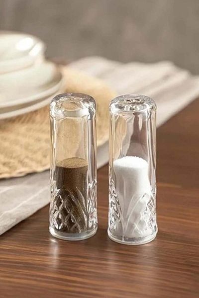 SepetçiBaba Melony 2-Piece Glass Salt and Pepper Shakers