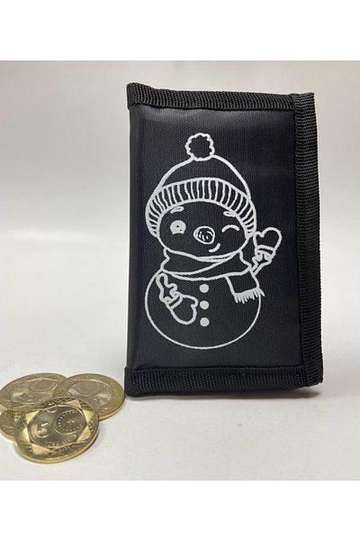 MENİSE Velcro Snowman Wallet