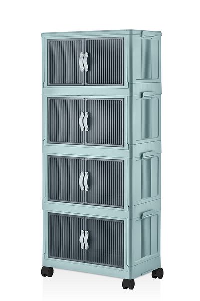 FORSACE Foldable Organizer Wardrobe Multi-Purpose with Lid Portable Stylish Looking