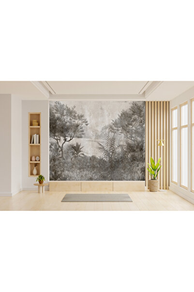 umut gergi tavan Palmiye Temalı Tek Parça Duvar Kağıdı