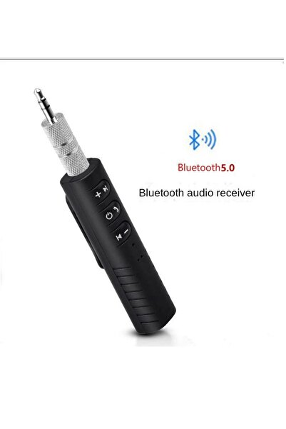 MyBlack Kablosuz Aux Araç Kiti Bluetooth 5.0 Alıcı Adaptörü 3.5mm Jack Araba ...