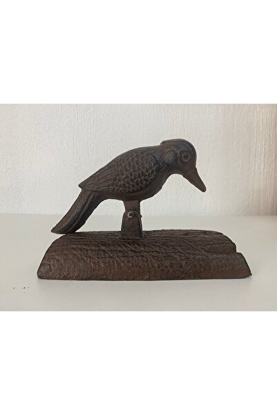 ZENGARDEN EV VE BAHÇE Antik Döküm Ağaçkakan Kapı Tokmağı Dekoratif ( Vidasız Gönderilir)