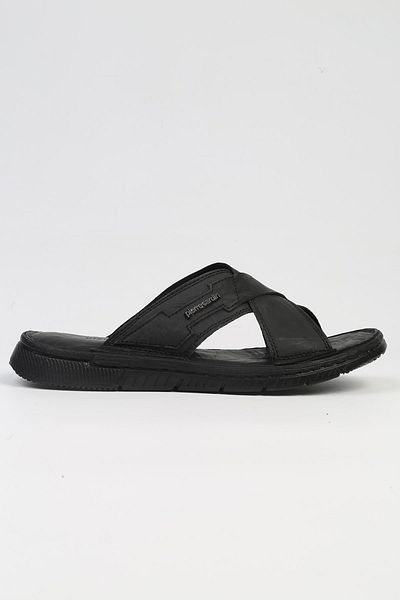 Pierre Cardin ® |   PC-7149 - 2115 Μαύρες-Ανδρικές Παντόφλες