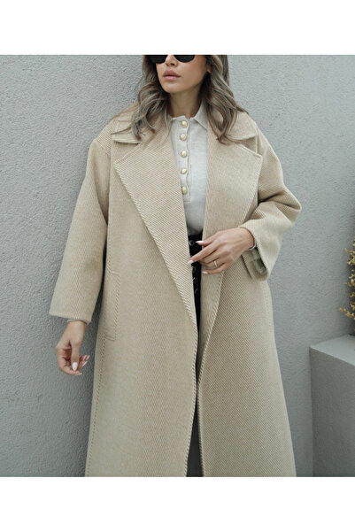 My Blog Kadın Taş Çizgili Wells Kuşaklı Kaban