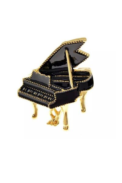 linaabijuteriaksesuar Piyano Model VIP Tasarım Broş