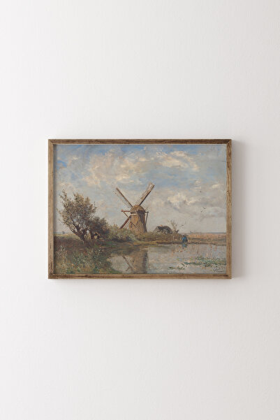 epiqart Windmill - Wooden Frame