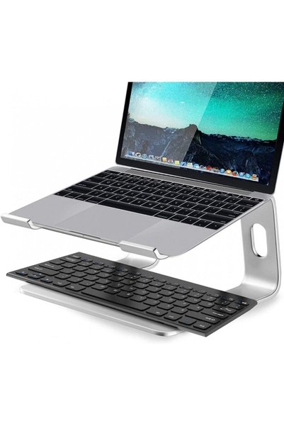 Hobimtek M5 Alüminyum Ergonomik Katlanır Macbook Bilgisayar Standı Bilgisayar Yükseltici 10 –17 Inç