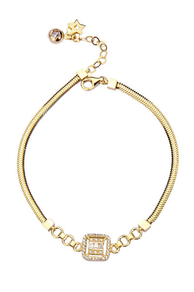 Çgk Çiğdem Gürel Kuyumculuk Baget Balık Sırtı Altın Bileklik