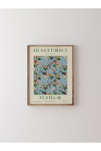 epiqart Flower Market - Wooden Frame