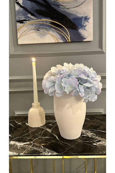 AstreHome Ceramic Decorative Vase and Candle Holder Set